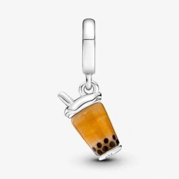Pandora Murano Glass Bubble Tea Dangle Charm - Picture 3 of 3